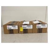 Thermo Scientific Amber Glass Wide Mouth Jars 250mL 36 Count Open Box