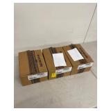 Thermo Scientific Amber Glass Wide Mouth Jars 250mL 36 Count Open Box