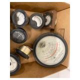Vintage Panel Meter Assortment Weston Phastron Weidenhoff Gauges