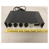 Shure Professional Microphone Mixer Vintage 4 Channel Rack Mount