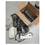 Lot Including 8 Power Strips Surge Protectors Belkin Industrial Assortment