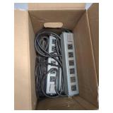 Lot Including 8 Power Strips Surge Protectors Belkin Industrial Assortment