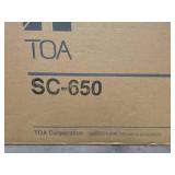 TOA SC-650 Paging Horn Speaker 50W 16 Ohm w/ Mounting Bracket Original Box
