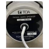 TOA SC-650 Paging Horn Speaker 50W 16 Ohm w/ Mounting Bracket Original Box