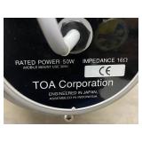TOA SC-650 Paging Horn Speaker 50W 16 Ohm w/ Mounting Bracket Original Box