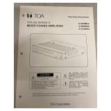TOA A-912MK2 900 Series II Mixer Power Amplifier 120W Rackmount