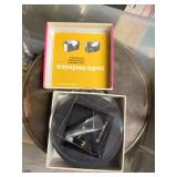 Used Untested - See photos - Incomplete? Audio-Technica AT14S Shibata Phono Cartridge Box Manual Case