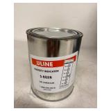 Uline Silica Gel Desiccant Pail & 2 Humidity Indicator Card Cans Sealed