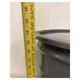 Uline Silica Gel Desiccant Pail & 2 Humidity Indicator Card Cans Sealed