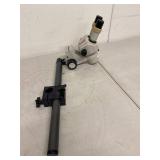 Nikon Stereo Microscope on Adjustable Boom Stand Dual Eyepieces