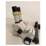 Nikon Stereo Microscope on Adjustable Boom Stand Dual Eyepieces