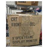 Vintage 9" Open Frame CRT Display Monitor NOS Sealed Box