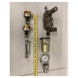 Industrial Gauge Regulator Assortment Oxweld Ashcroft Voltron Flowmeter
