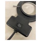 Nikon SMZ-1 Stereo Microscope on Boom Stand Olympus Eyepieces Ring Light