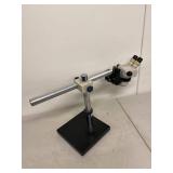 Nikon SMZ-1 Stereo Microscope on Boom Stand Olympus Eyepieces Ring Light