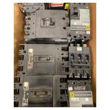 Lot Including Square D Westinghouse Heinemann Circuit Breakers