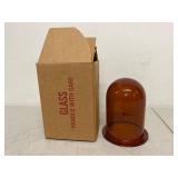 Hanson 72-600-556 Amber Glass Dissolution Vessel 1000mL Flanged Lab Beaker