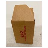 Hanson 72-600-556 Amber Glass Dissolution Vessel 1000mL Flanged Lab Beaker