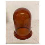 Hanson 72-600-556 Amber Glass Dissolution Vessel 1000mL Flanged Lab Beaker