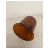Hanson 72-600-556 Amber Glass Dissolution Vessel 1000mL Flanged Lab Beaker