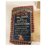 Perfection Kerosene Heater Wicks No. 500 & X-18-X w/ Boxes As Found