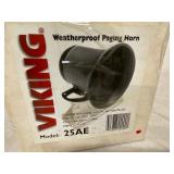 Lot of 3 Industrial Alarm Bells & Paging Horn, Viking Ademco Simplex