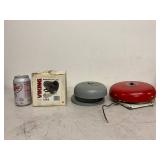 Lot of 3 Industrial Alarm Bells & Paging Horn, Viking Ademco Simplex