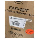 Atlas Sound FAP42T Coaxial Ceiling Speaker System Pair Qty 2 Open Box