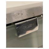 Stainless Steel Wall Mount First Aid Cabinet Frosted Glass Door Cross Lockable