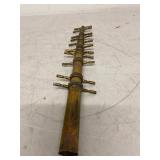 Vintage Brass Cork Borer Set Graduated Nesting Laboratory Tool