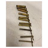Vintage Brass Cork Borer Set Graduated Nesting Laboratory Tool
