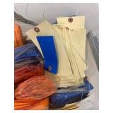 Mixed Lot Prewired Shipping Tags Plastic Inventory Tags Open Box