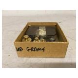 Vintage Mixed Brass Balance Scale Weights Troy Ounces Grams