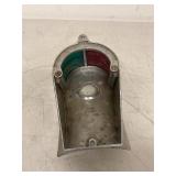 Vintage Nautical Navigation Light & Brass Parts Set Incomplete