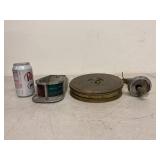 Vintage Nautical Navigation Light & Brass Parts Set Incomplete