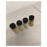 Lot of 4 Vintage NBS Standard Reference Material Steel Sample Bottles