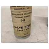 Lot of 4 Vintage NBS Standard Reference Material Steel Sample Bottles