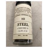 Vintage NBS Standard Reference Material 365 Electrolytic Iron 1974
