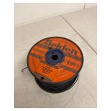 Belden Black Cloth Hook-Up Wire Metal Spool 1205 1000 Ft
