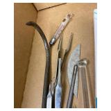 Lot Including Hamilton Needles, Erem Tweezers, and Lab/Medical Tools