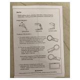 Dicfeos DIC030 Multifunction Handheld LED Magnifier 30X 40X Open Box