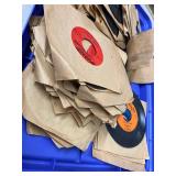 Vintage 45 RPM Vinyl Record Lot Assorted Singles Estate Collection