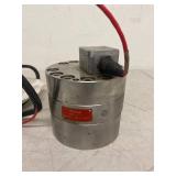 Industrial Stainless Steel Flow Meter w/ Junction Box Untested