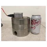 Industrial Stainless Steel Flow Meter w/ Junction Box Untested