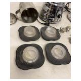 Vintage Waring Osterizer Blender Motor Bases Stainless Pitcher Parts Lot