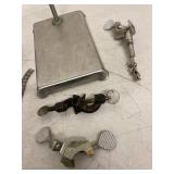 Fisher Scientific Lab Equipment Lot Retort Stand Castaloy Clamps