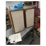 Acoustic Research AR-2ax Vintage Bookshelf Speakers Walnut Pair