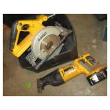 18v Cordless Dewalt circular saw an...