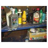 Assortment of automotive fluids, pa...