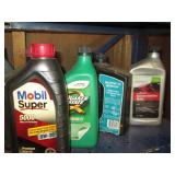 Assortment of automotive fluids, pa...